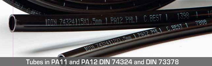 C.BEST PA12, C.BIO PA11 DIN74324ナイロンチューブ